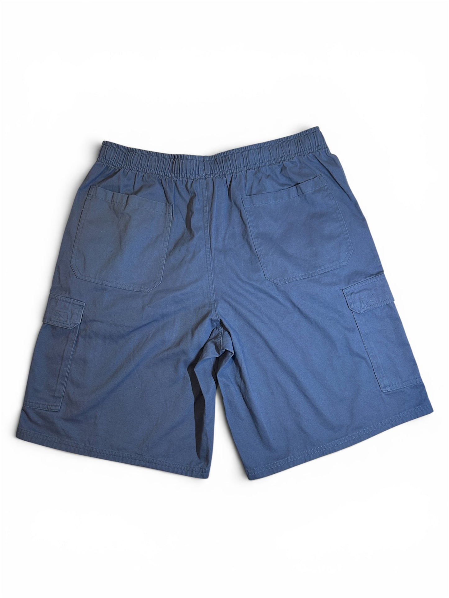 Chisel Elastic Waist Light Blue Cargo Short