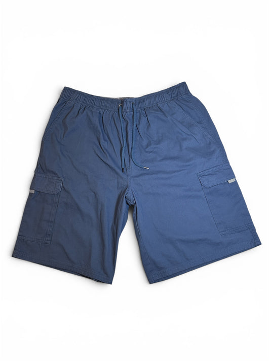 Chisel Elastic Waist Light Blue Cargo Short
