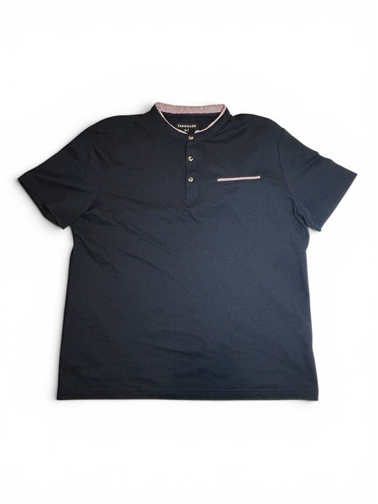 Tarocash Men's Henley Shirt Black